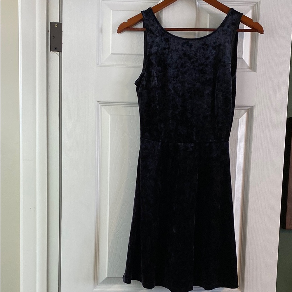 Forever 21 -  Black Velvet Mini Dress